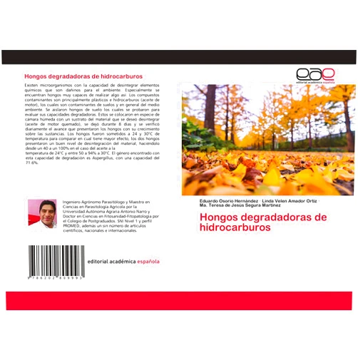 Spanish Edition by EDUARDO OSORIO HERNANDEZ (Author), LINDA VELEN AMADOR ORTÍZ (Author), Ma. Teresa de Jesús Segura Martínez (Author) & 1 more Hongos degradadoras de hidrocarburos (Spanish Edition)