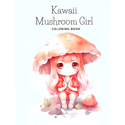 By Luna Skywise (Author) Kawaii Mushroom Girl Coloring Book for Girls: Cute Chibi Mushrooms and Adorable Girls Coloring Pages. For Nature Lovers For All Ages, Teens, Girls. Relieving Stress, Mindfulness And Relaxation