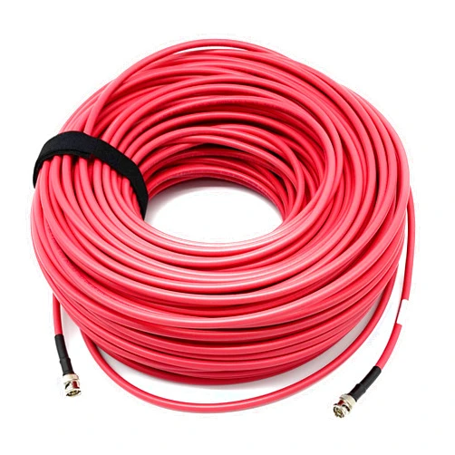 AV-Cables 3G/6G HD SDI BNC Cable- Belden 1694a RG6 - Red (200ft)