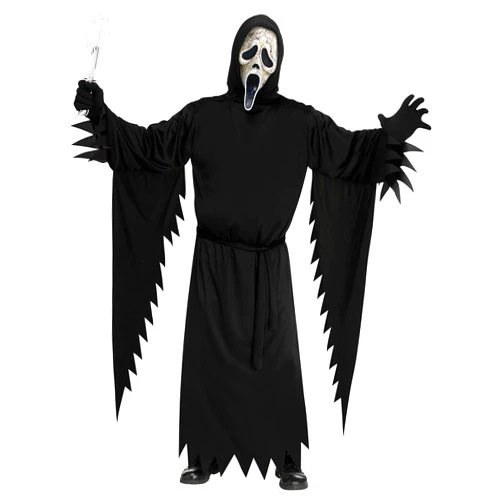 Fun World Ghost Face® Aged Adult Costume, One Size Fits Most