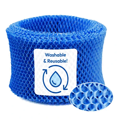 NATURAL BREEZE Reusable Filter Replacement for Wick Filters Honeywell HAC-504 Filter Type A, Protec WF2, Bestair HW500.