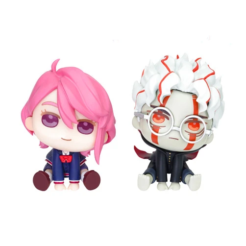 SEGA-QyuruMe TV Anime DAN DA DAN Mini Figure Okarun(Transformed) & Aira (EX)-Blind Box-1 of 2