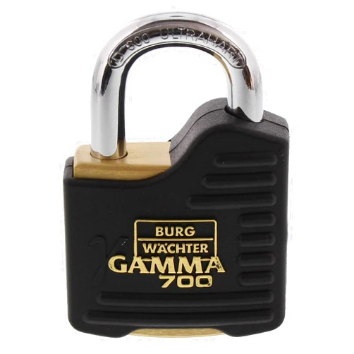 Burg-Wächter Gamma 700 55 SB Cylinder Lock, Black/Brass