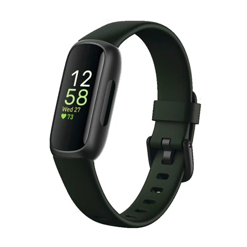 Fitbit Inspire 3 Health &-Fitness-Tracker with Stress Management, Workout Intensity, Sleep Tracking, 24/7 Heart Rate and more, Midnight Zen/Black One Size (S & L Bands Included)