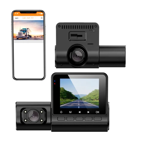 FOSENHL 1080P Dash Cam Camera Front and Inside for Cars, 2