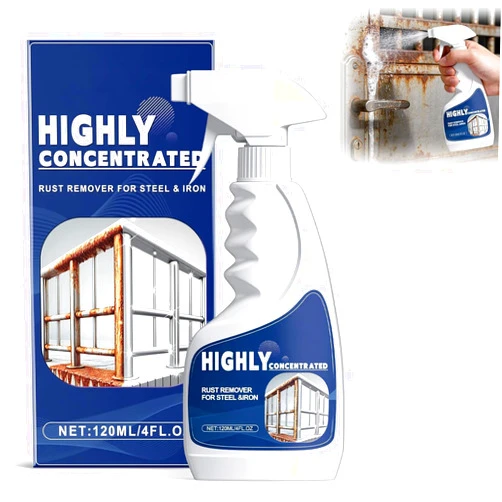 MISTEYOO Rust Remover Spray for Metal, Powerful Rust Remover Heavy Duty Metal Cleaner, Multipurpose Rust Remover Spray for Tools,Stainless Steel,Automotive Part,Fast Acting Rust (1PCS*120ML)