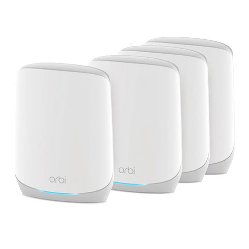 NETGEAR Orbi Whole Home Tri-Band WiFi 6 Mesh Network System (RBK754P) – Router with 3 Satellite Extenders, Security Features, Coverage up to 10,000 sq.ft., 75 Devices, AX5200 (Up to 5.2Gbps)