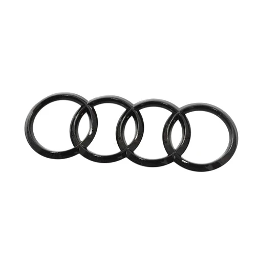 Audi 4M8071802 Sign Tailgate Rings Black Edition Emblem Blackline Logo Black