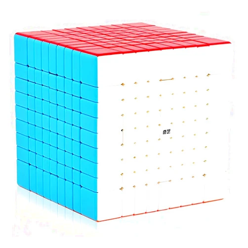 Willking Qiyi Speed Cube 9x9 Stickerless 75MM 9x9x9 Puzzle Magic Cube (2021 Version)
