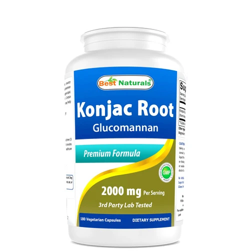 Best Naturals Konjac Root 2000mg, 180 Count