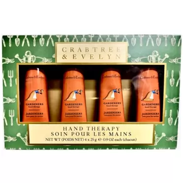 Crabtree & Evelyn Hand Therapy 4-Pack (0.9 oz Each) (Gardeners)