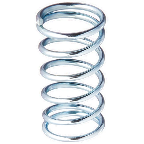 Prime-Line SP 9728 Compression Spring, Spring Steel Construction, Nickel-Plated Finish, 0.054 GA x 9/16 In. x 1 In. (2 Pack)
