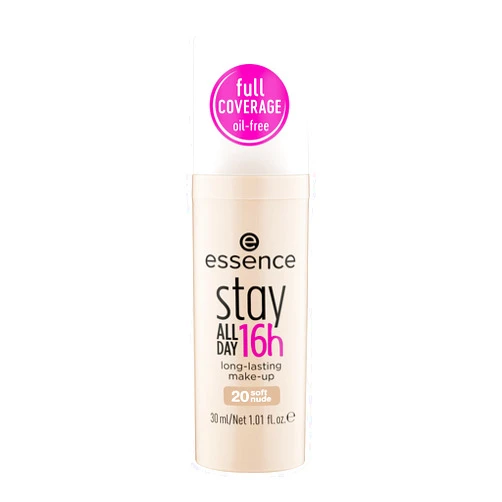 Essence Maquillaje de Larga Duración - Stay All Day 16h - 20 Soft Nude - Essence