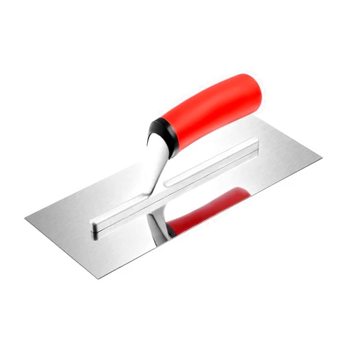VEVOR Concrete Tools, Stainless Steel Flat Finishing Trowel, 10.9 x 4.4 in Concrete Cement Drywall Plastering Tile Masonry Construction Hand Tools with Handle for Apply, Spread, Flatten, Smooth,Polish