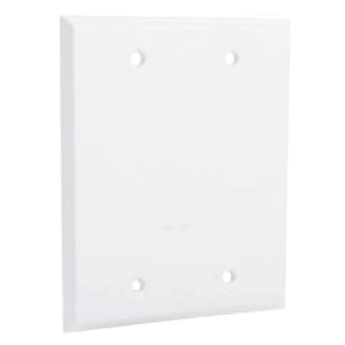 BELL Hubbell-Bell 5175-1 2-Gang Blank Weatherproof Cover,White