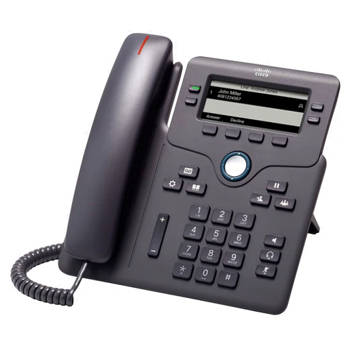 Cisco 6851 IP Phone - Corded - Charcoal