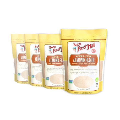 Bob's Red Mill Blanched Almond Flour, Finely Sifted - 1 Pound (Pack of 4) - Non-GMO, Gluten Free, Paleo, Vegan, Keto Friendly