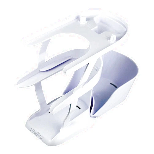 Navage Countertop Caddy - Storage Caddy Organizer for The Navage Nasal Irrigation System - 3-Tier Nose Cleaning Supplies Organizer with Detachable Tray - Plastic Caddy Only - Nasal Care Accessories