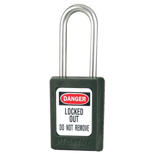 MASTER LOCK Lockout Padlock,KA,Black,1-7/8