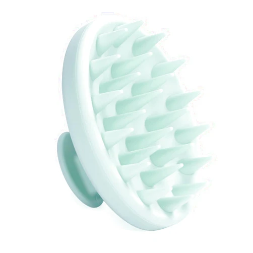 Meartchy Silicone Scalp Massager, Scalp Scrubber for Hair Growth with Soft Bristles, Scalp Exfoliator Brush Dandruff Removal Shampoo Brush for Wet Dry Scalp Care (Mint Green)
