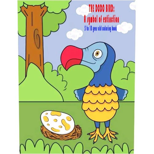 Milagros vidal Mengoni,Javier Gonzales Sanchez,Geraldine Naim Venez Coloring book: The Dodo bird a symbol of extinction: coloring book Dinosaurs and birds real and amazing story