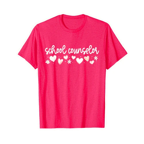 Cupids Favorite School Therapist Valentine Gift School Counselor Valentines Day Counseling Therapy Hearts T-Shirt