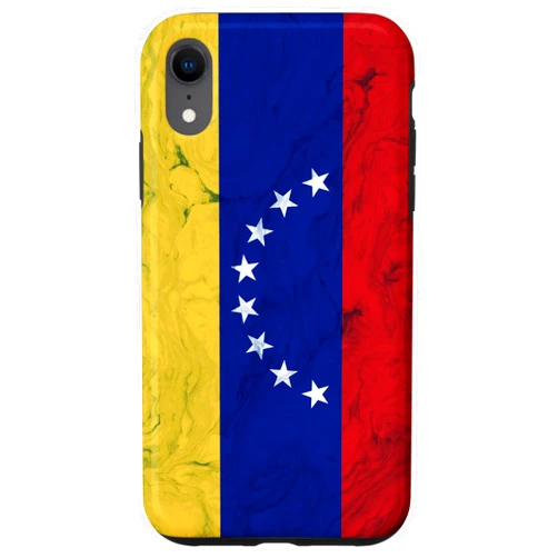 Family Heritage Gifts iPhone XR Venezuela Flag and Elegant Background - Venezuelan Pride Case