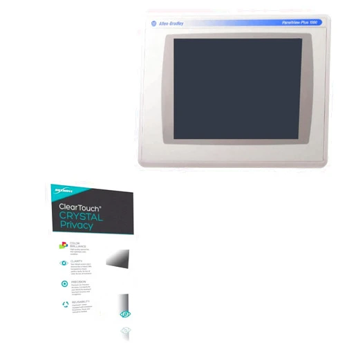 BoxWave Screen Protector Compatible with Allen Bradley PanelView Plus 6 1000 - ClearTouch Crystal Privacy (2-Pack), Privacy Screen Protector Flexible Film Clear