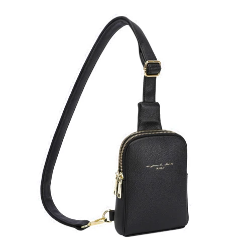 INICAT Travel Small Sling Bag Leather Crossbody Bags for Women Fanny Packs Cross Body Bag for Woman Cross Body Purses