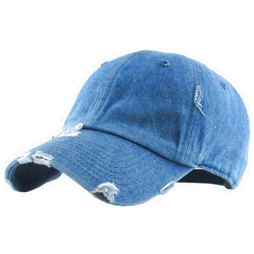 KBETHOS Vintage Washed Distressed Cotton Dad Hat Baseball Cap Adjustable Polo Trucker Unisex Style Headwear