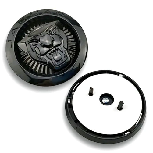 Generic Custom Black Badge for Jaguar, 86 mm - Front Grill Emblem, NN-00004