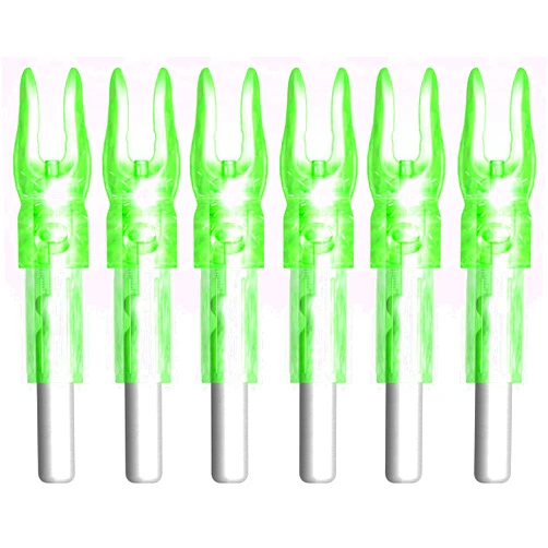 XHYCKJ 6PCS G X H S GT Led Lighted Nocks for Arrows with .165 .204 .233 .244 .246 Inside Diameter,Screwdriver Included