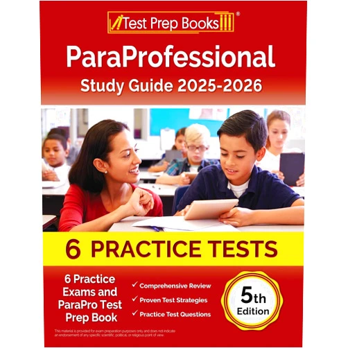 By Lydia Morrison (Author) ParaProfessional Study Guide 2025-2026: 6 Practice Exams and ParaPro Test Prep Book [5th Edition]