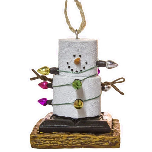 Midwest-CBK S'Mores Wrapped Up in Lights Resin, Christmas/Everyday Ornament
