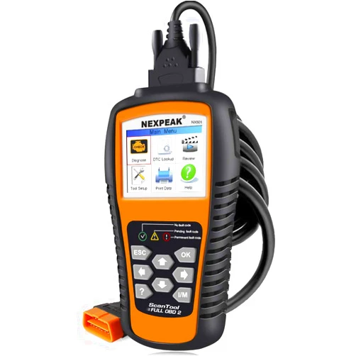 NEXPEAK OBD2 Scanner, NX501 Enhanced OBD II Auto Code Reader, Car Diagnostic Scan Tool Vehicle Check Engine Light Analyzer for All OBDII Vehicles After 1996