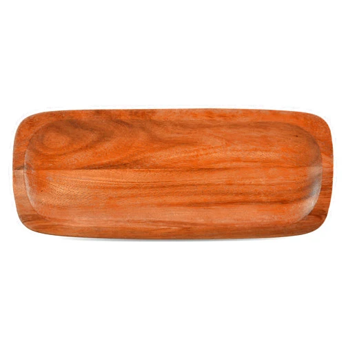 Noritake Kona Wood 15-Inch Rectangular Platter, Natural