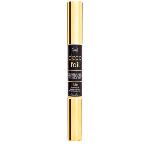 iCraft Deco Foil Value Roll, 12.5 inches x 25 feet, (Gold)