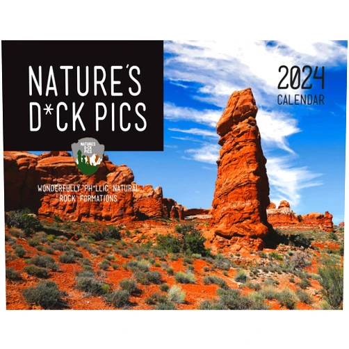 Generic Nature's D*ck Pics Calendar - Funny White Elephant and Secret Santa Gag Gift