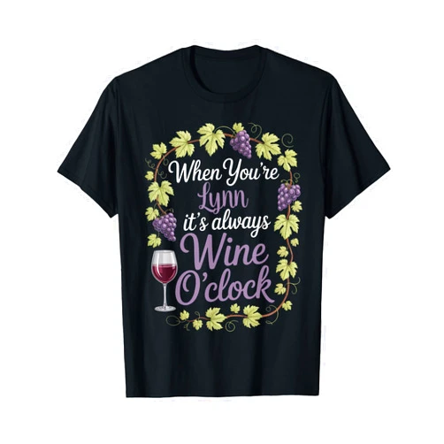 Custom T-shirt With LYNN Name Birthday Gift LYNN Personalized Women's Gift Custom LYNN T-Shirt