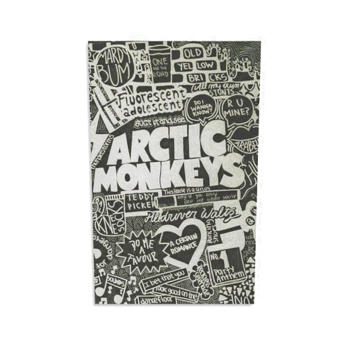 Gaoku Arctic Band Music Monkeys Poster Canvas Art Poster And Wall Art Picture Print Modern Family Bedroom Decor Posters 12x18inch(30x45cm), Unframe-style-1