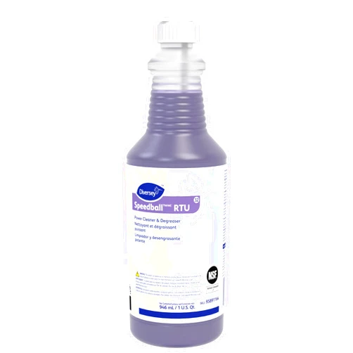 Diversey Speedball Heavy-Duty Cleaner, Citrus, Liquid, 1qt. Spray Bottle, 12/ct