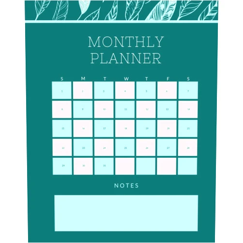 J Presiloski Monthly Planner: Personal Monthly planner to-Do List, Making Your Life Better for Time Management, Appointment and Organizer