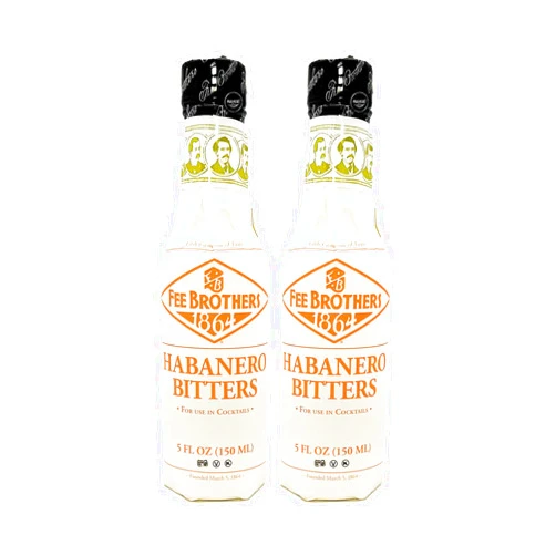 MULMEHË Fee Brothers Habanero Bitters Gift Bundle, 2 Bottles