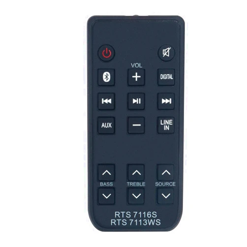 WINFLIKE RTS7116S RTS7113WS Remote Control Replacement fit for RCA Sound Bar SBT17116S rts7116s A2HRTS7116S A2H RTS7116S A2HRTS7116S A2H-RTS7116S A2HRTS7II6S A2HRT571165 Remote Controller