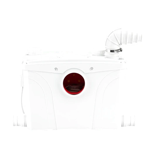EXTRAUP 700W Macerator Sewerage Sump Pump with 4 Water Inlets for Upflush Toilet System Waste Water Marine Toilet Disposal Laundry