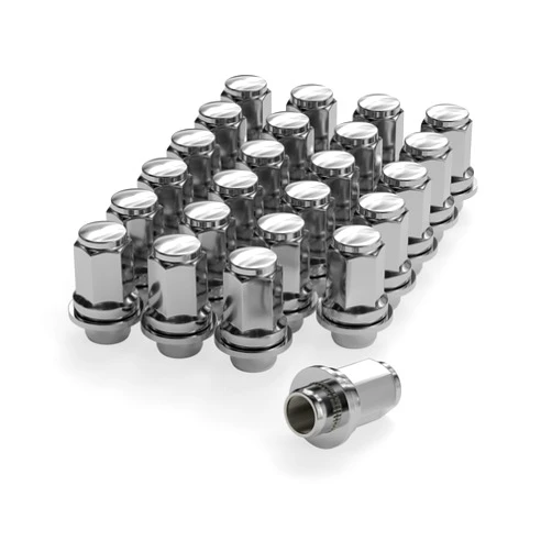 Richeer 24Pcs M12x1.5 OEM Factory Style Lug Nuts for Tacoma, 4Runner, FJ, Cruiser, GX460, GX470, Mag Washer Style, 1.85 inch Tall - 13/16