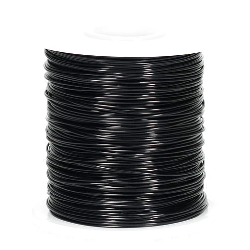 GINOYA Aluminum Wire, 20 Gauge 328 Feet Bendable Metal Wire with Spool for Craft Jewelry Making (Black)