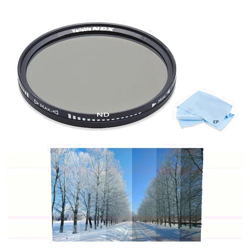 Eternal Photo High Definition 58mm 10-Stop NDX Neutral Density Variable Filter for Olympus 14-150mm f/4.0-5.6 II Lens, Olympus M. 40-150mm F4.0-5.6 R Zoom Lens & Olympus M. 40-150mm F4.0-5.6 R Zoom Lens