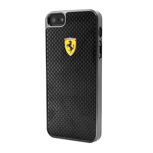 FERRARI Cell Case for iPhone 6+/6S+ - Retail Packaging - Black