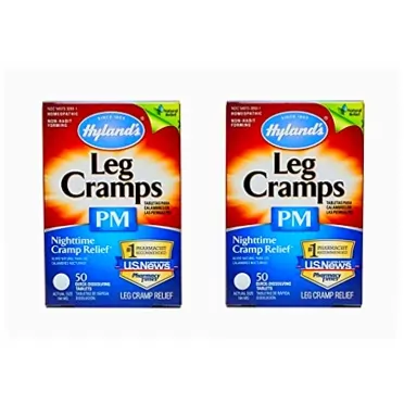 Hyland's Homeopathic Hyland's Leg Cramps PM Tablets, Natural Relief of Calf Cramps, Foot Cramps and Leg Cramps at Night, 100 Count